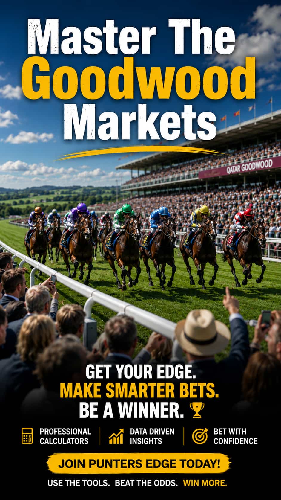 Glorious Goodwood 2026 — Punters Edge Betting Calculators